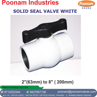 PP Solid Seal Valves SH WHITE